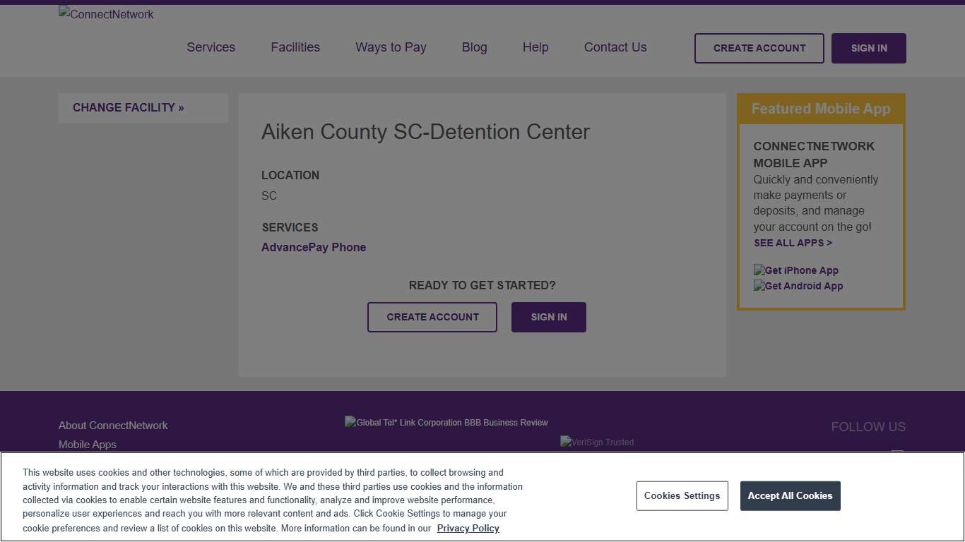 Aiken County SC-Detention Center | ConnectNetwork